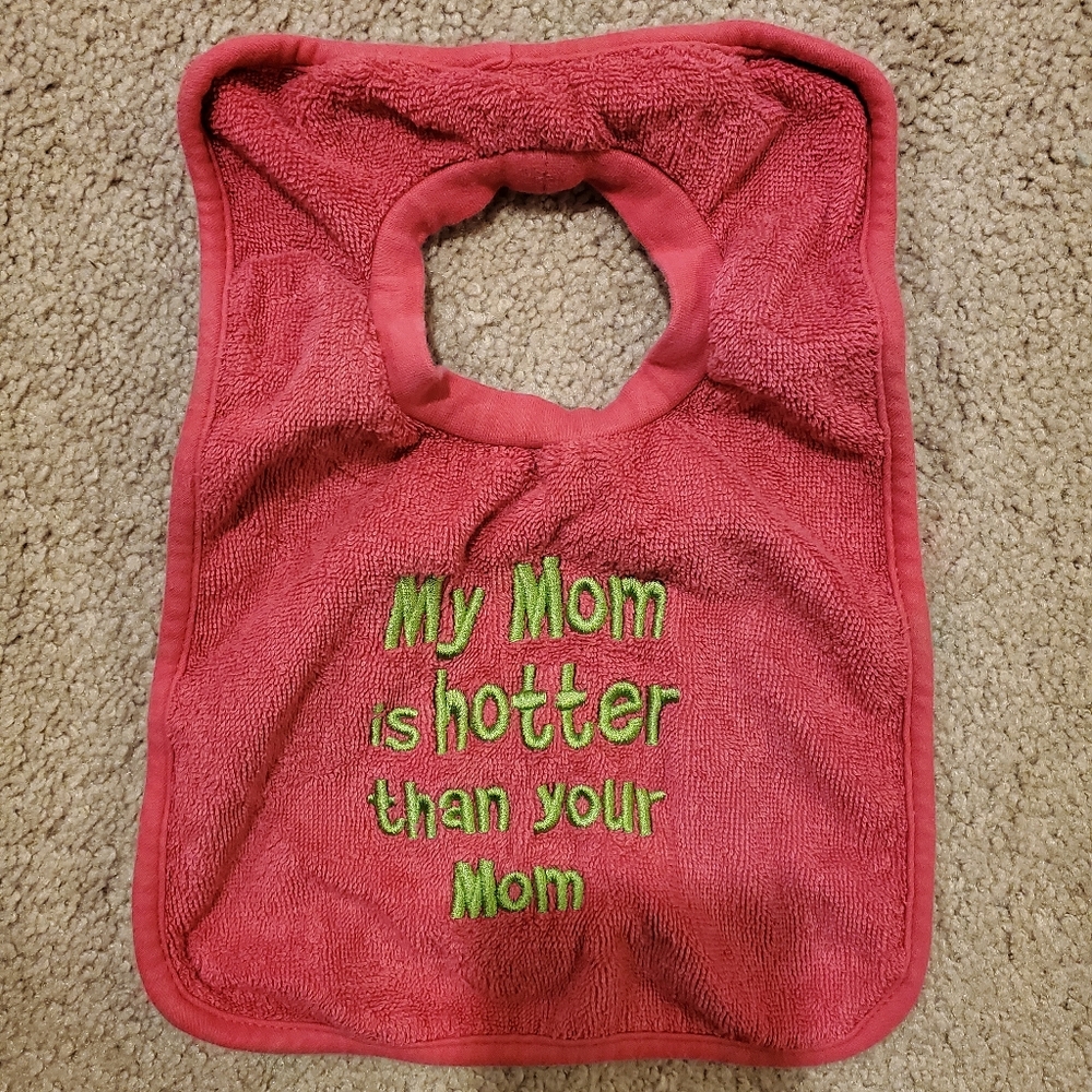 Funny Baby Bib - pink - Picture 4 of 4